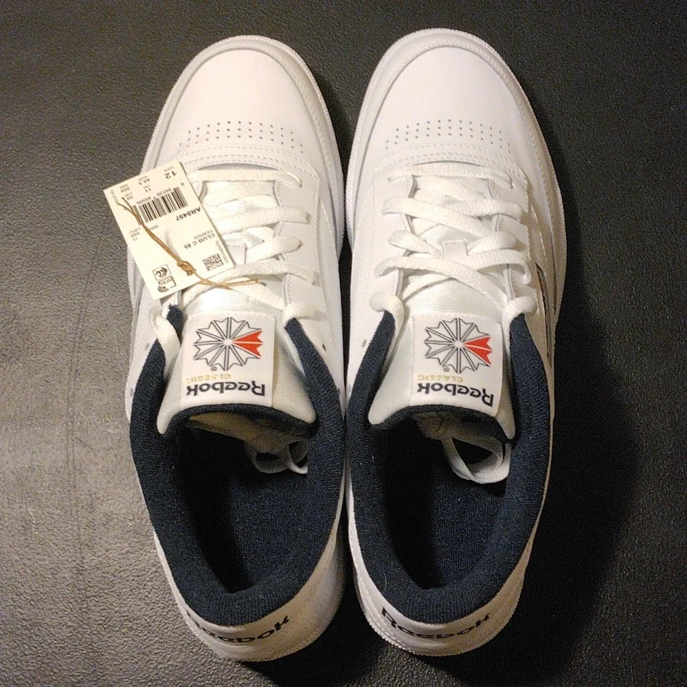 Reebok club c 85 navy size 12 - Picture 7 of 8